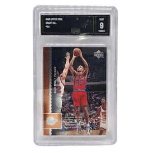 1996 Upper Deck Grant Hill #34 Detroit Pistons GMA 9 Mint Graded Basketball Card